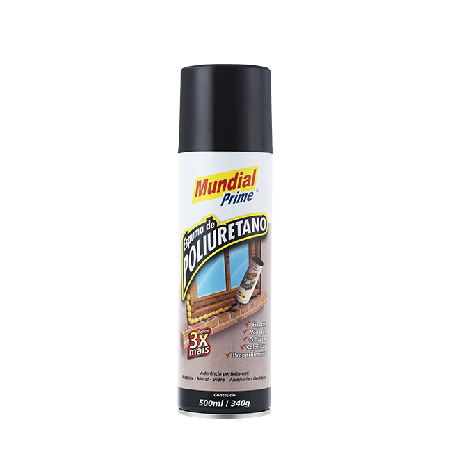 Espuma de poliuretano 500ml Mundial Prime
